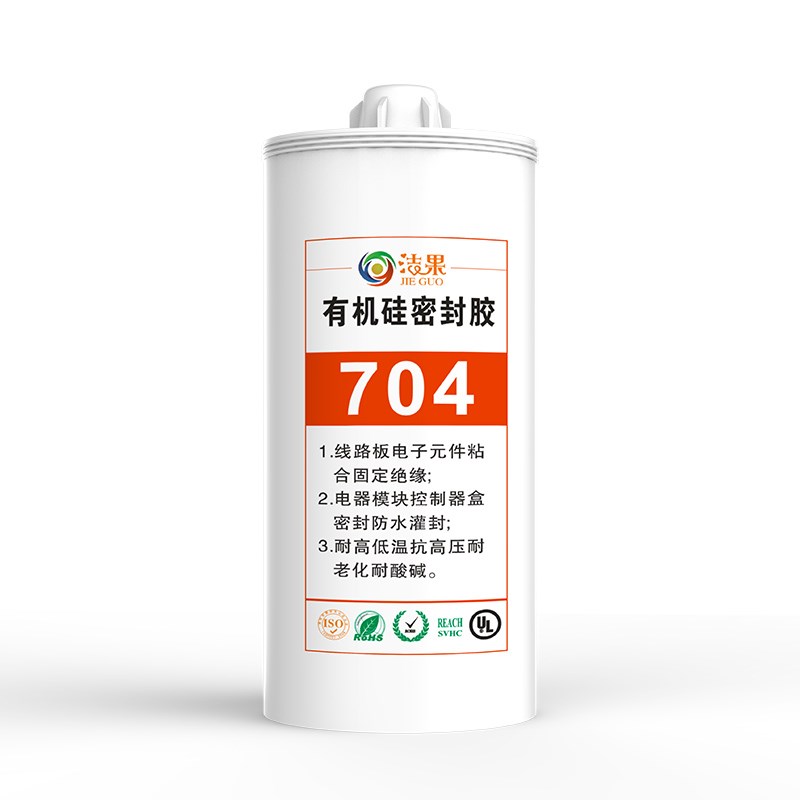 704硅橡胶大桶白胶工业胶粘剂2.6L配打胶机用防水密封2600ml硅胶