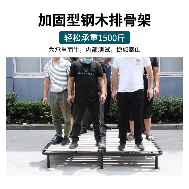 硬板床支撑架实木1.5排骨架床垫护腰双人1.8米床架子榻榻米地台床