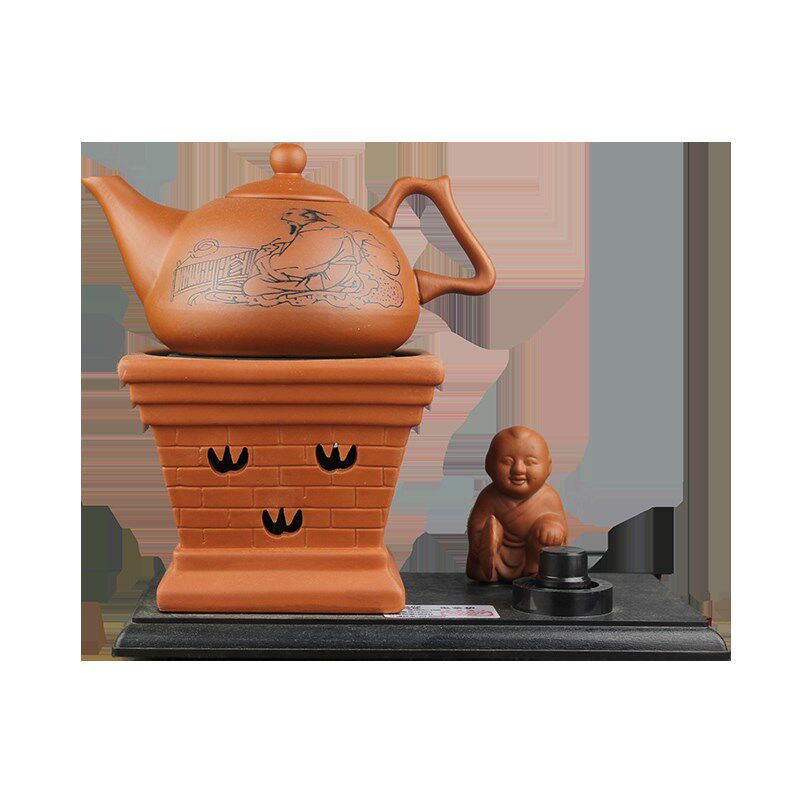 陶瓷电茶炉玻璃煮茶器童趣功夫茶具电热烧水家用静音温控陶然茶壶