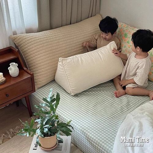 韩国INS榻榻米大靠背床头软包靠垫儿童床靠靠枕腰枕床上护腰枕头