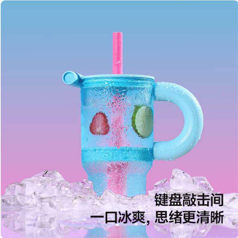 CHaKOLAB和序巨无大容量霸霸杯高颜值夏季水杯女生高颜值霸吸管杯