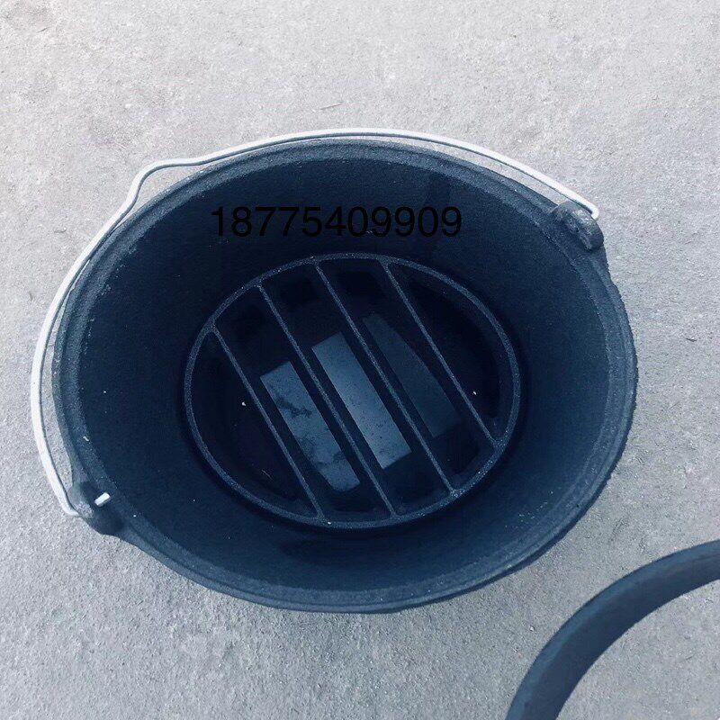 劲恒木炭烤鸭炉炉胆全铸铁炉胆果木烧烤鸡鸭鹅炉通用内胆炉条加厚