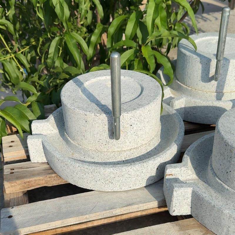 手推天然石磨磨盘花岗岩石头手工豆浆机老式豆浆磨子家用磨面粉