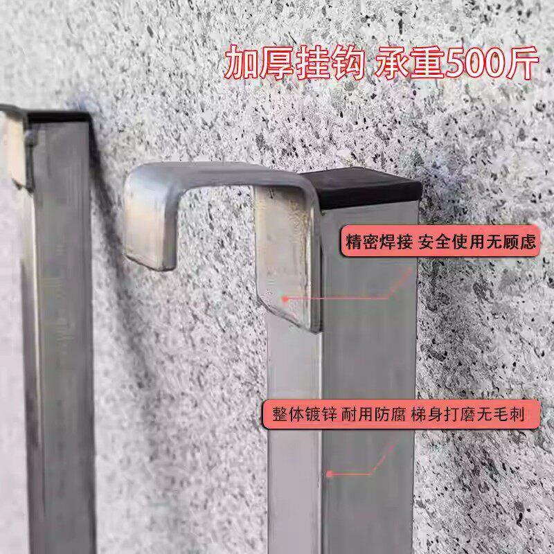 全新升级宿舍上下床梯子寝室挂梯铁架床爬梯子宽脚踏金属上下铺梯