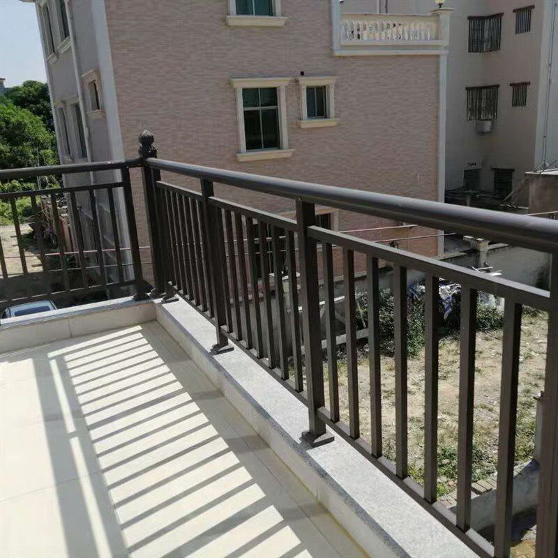 锌钢阳台护栏楼顶铁艺栏杆楼梯扶手别墅室外防护铝合金天台围栏