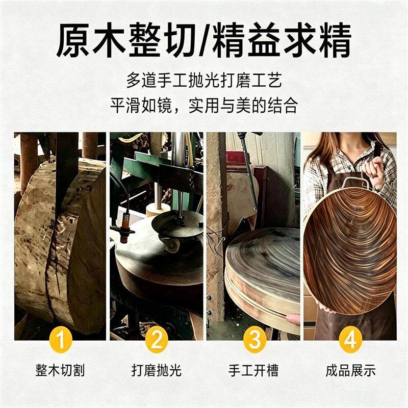 广西正宗越南蚬木砧板铁砚木原实木整木家用厨房切菜刀板案板粘板
