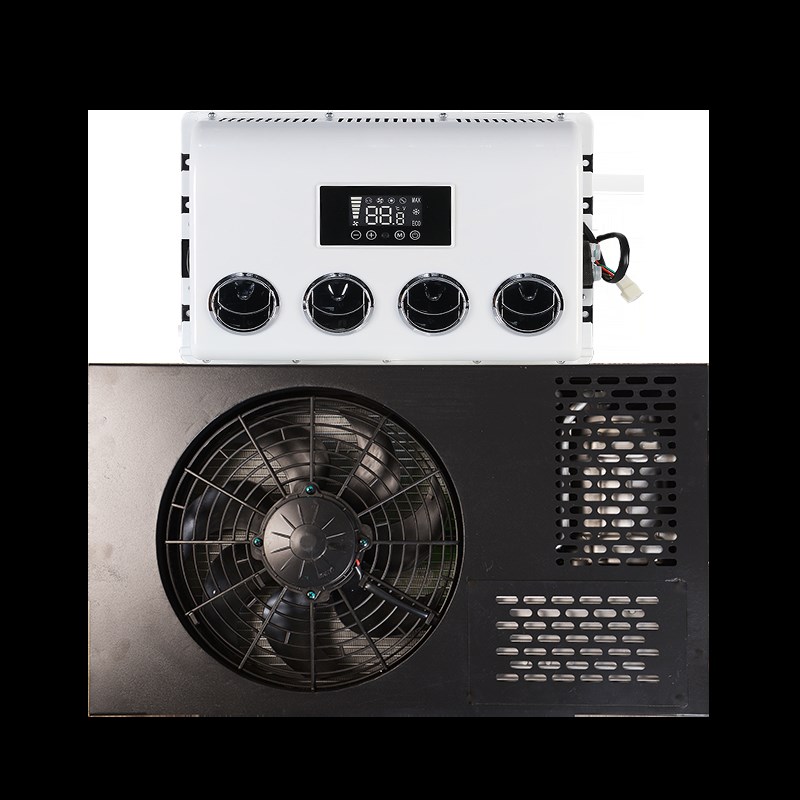 房车专用驻车空调12V48V隐藏改装车载空调机24V电动直流变频制冷