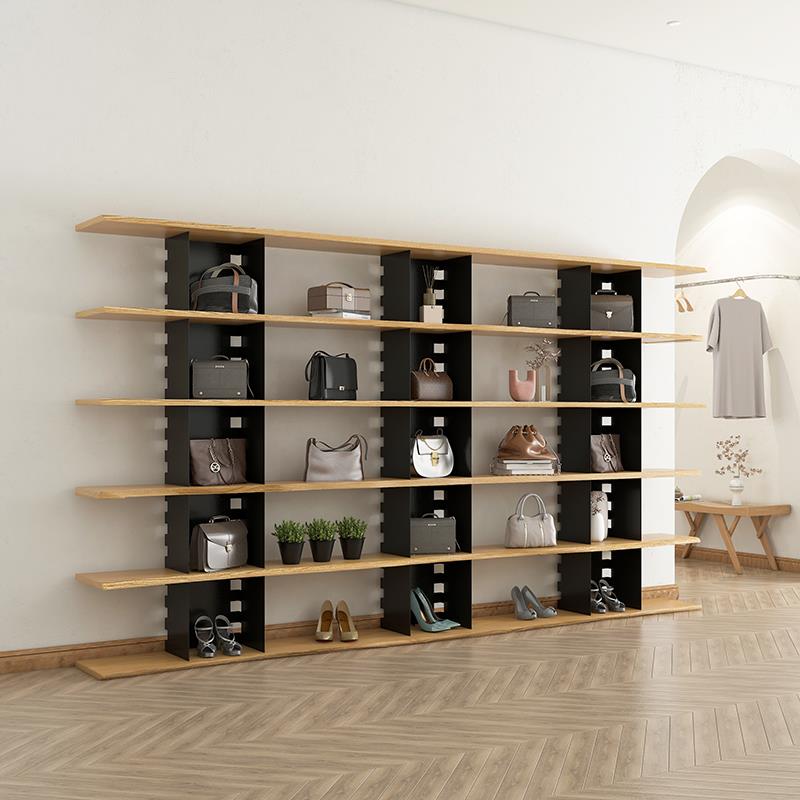 展示柜鞋架服装店展示架落地架多层铁艺置物架开店鞋包货架展示架