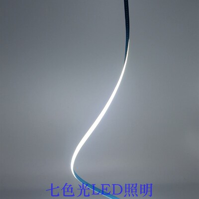 LED灯带12V 5毫米宽超薄384灯高亮柔性COB软灯条家装展示台线性灯