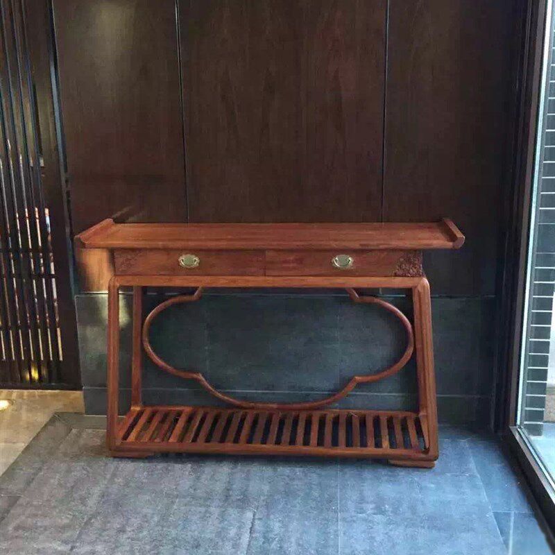 新中式简约案桌案台刺猬紫檀条案花梨木京瓷苏梨大观允品家具