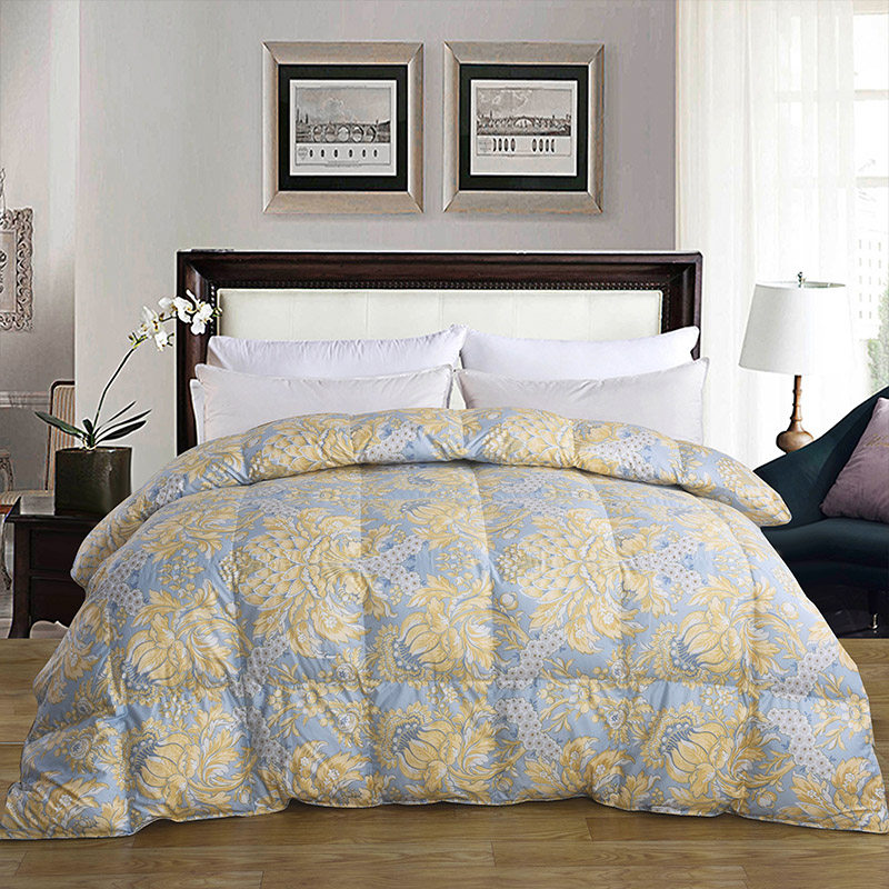 全棉纯棉羽绒被壳被套防钻绒自充冲绒半成品内胆面料