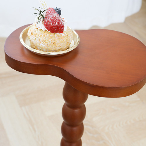 斯柏达复古落地摆件客厅沙发旁边几茶几托盘级感中古风家居装饰