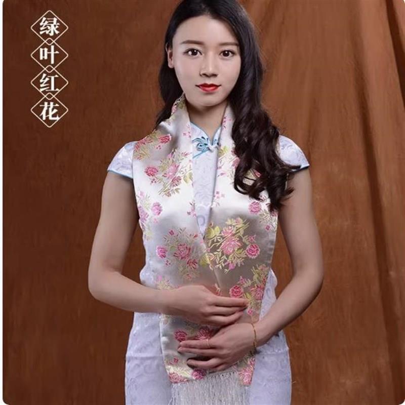 南京特产云锦围巾非遗中国风特色伴手会议送老师丝巾男女外事礼品