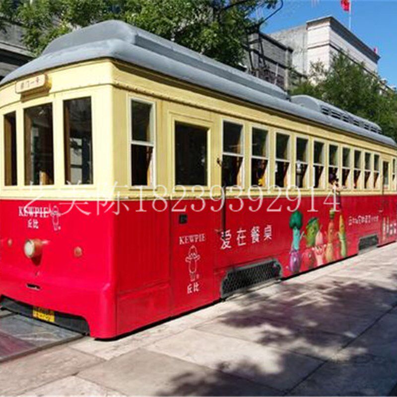 来图定制大型复古有轨电动自行车风景区摆放商场老式电动自行车美