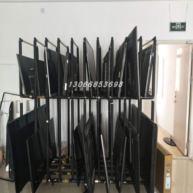 精益管柔性复合覆塑管显示屏液晶电视线棒工作操作台老化架测试架