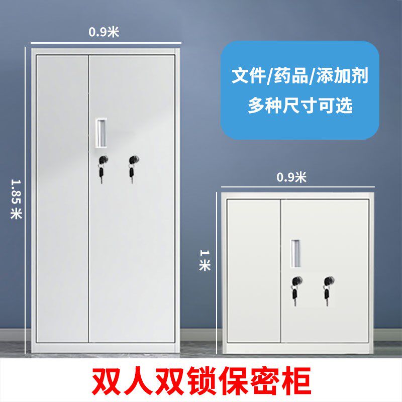 双锁保密柜试剂柜药品柜毒麻柜文件柜双人试卷铁皮柜档案柜