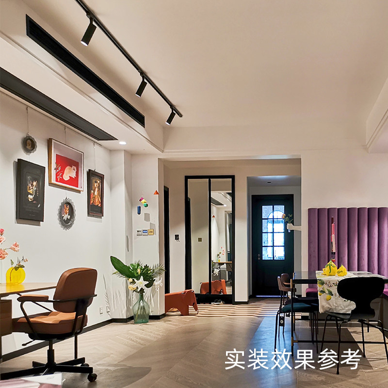 魅光照明 明装轨道射灯客厅家用走廊天花灯led商用服装店射灯筒灯