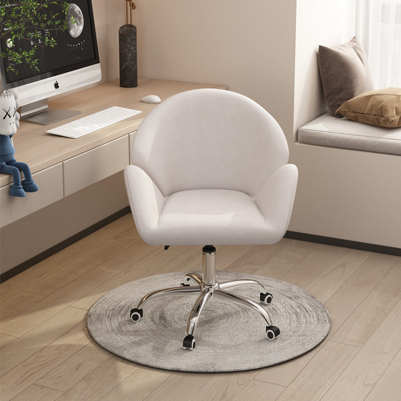 电脑椅书房家用简约办公椅子舒适久坐可升降转椅女生宿舍卧室座椅