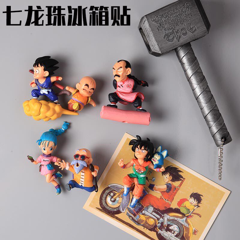 动漫卡通七龙珠磁吸冰箱贴孙悟空小悟空家居创意冰箱门磁铁装饰贴