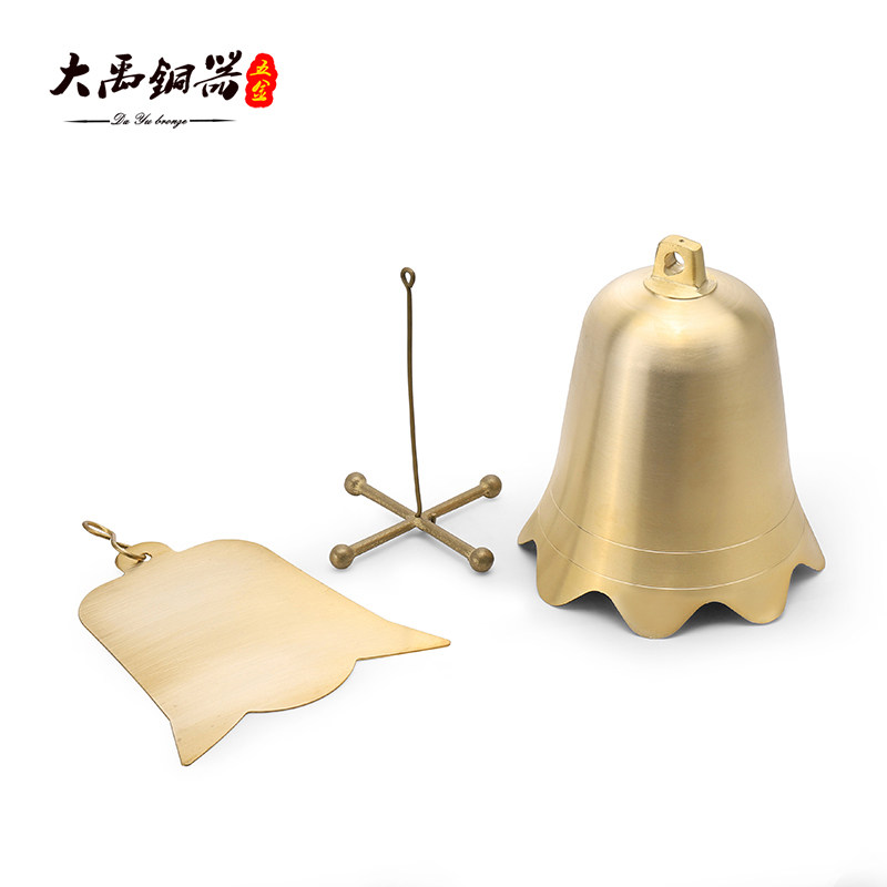 寺庙大号铜风铃黄铜佛塔屋檐铜铃铛户外庭院凉亭装饰铃铛挂件钟
