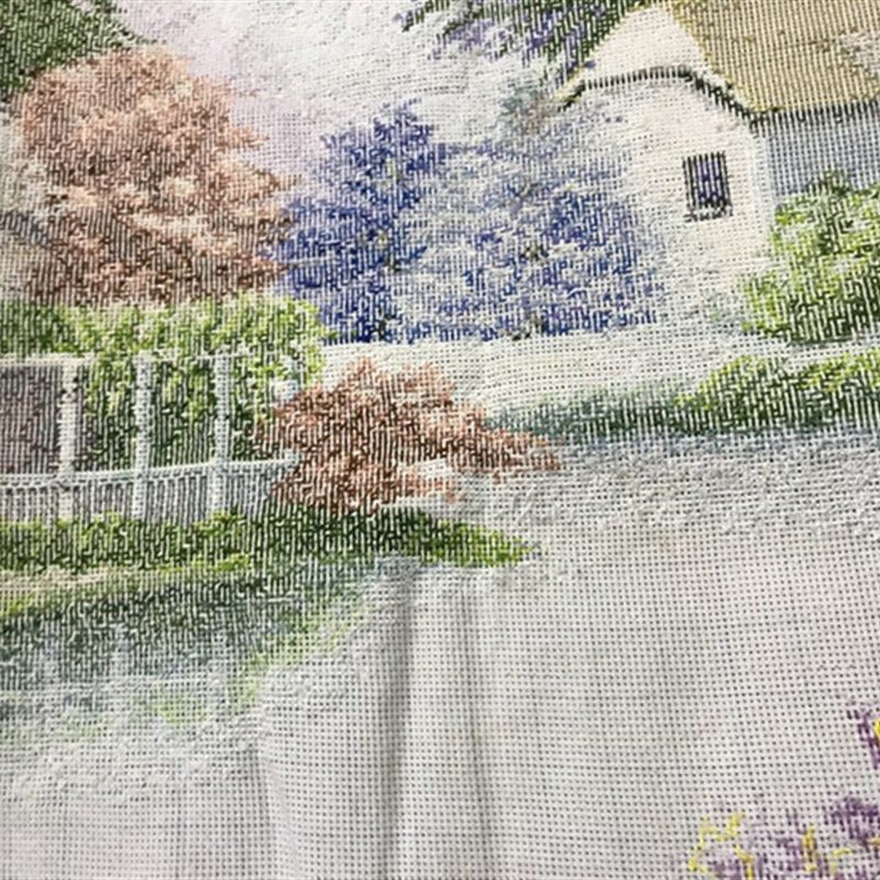 十字绣成品悠然小居绣好的美丽家园大幅新款客厅卧室风景油画包邮