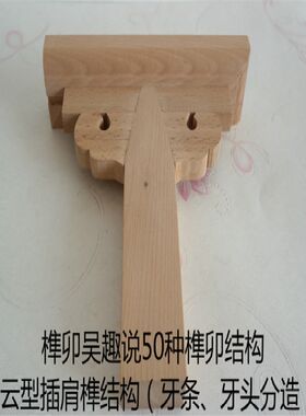 榫卯吴趣说50种结构家具构件木工教具活拆学手工实木质模型拼装33
