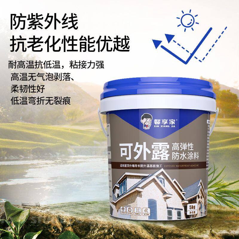 馨享家防水补漏材料屋顶补漏王楼顶房顶裂缝平房防漏水沥青涂料胶