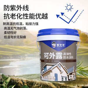 馨享家防水补漏材料屋顶补漏王楼顶房顶裂缝平房防漏水沥青涂料胶