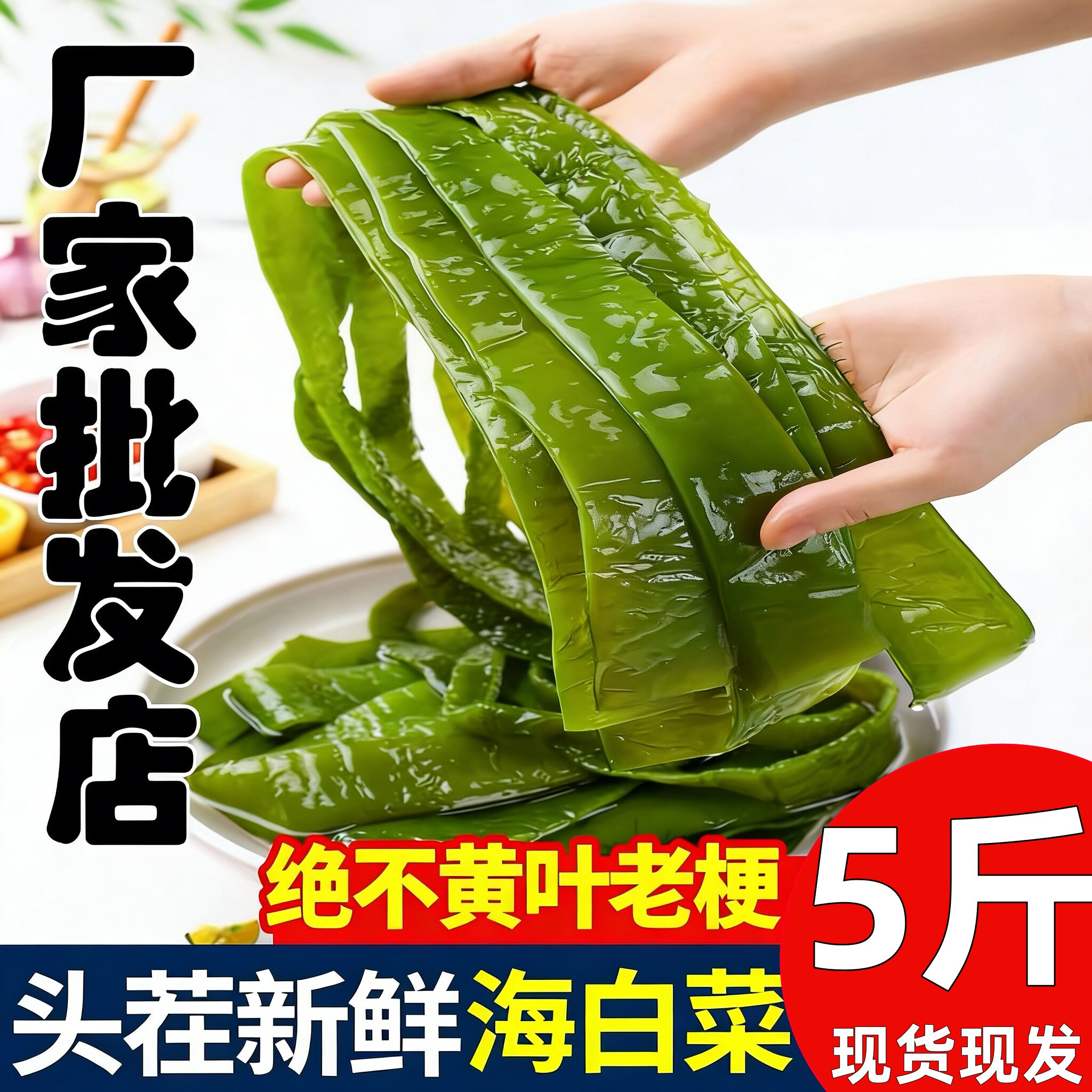 5斤裙带菜梗海白菜裙带梗菜海菜梗海带梗海白菜梗海菠菜火锅食材