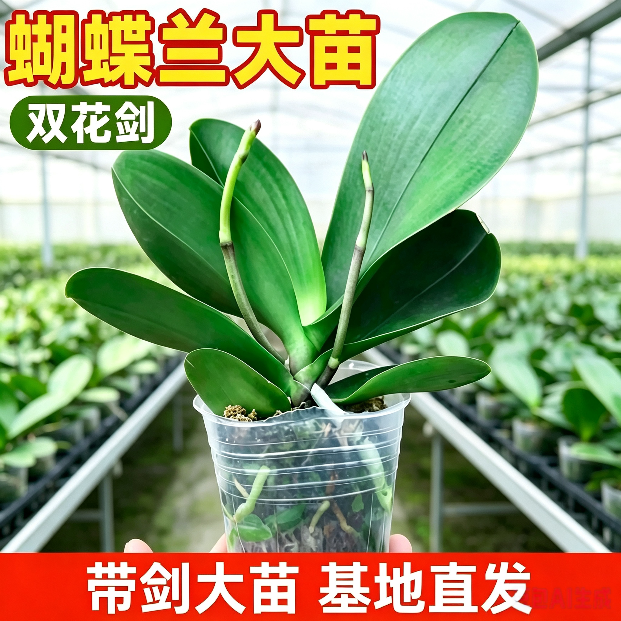 蝴蝶兰大苗带花剑带花苞盆栽兰花大苗客厅室内植物花卉四季好养活