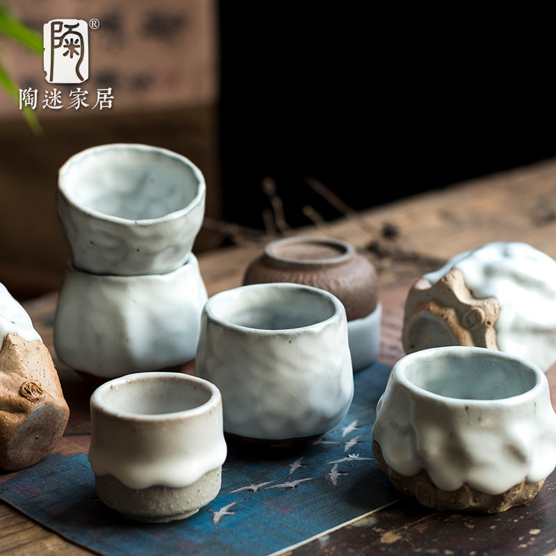 陶迷纯手工志野烧主人杯日式大容量单只陶瓷茶杯品茗杯功夫大茶盏