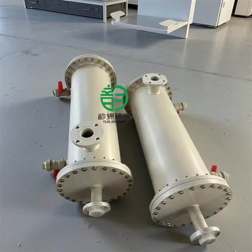 PP塑料管壳式四氟换热器冷凝器卧式铁氟龙细管道换热器电热管设备