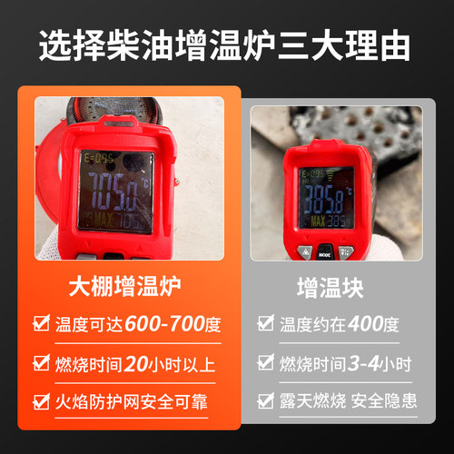 小型大棚柴油取暖增温器烘干设备养殖取暖炉节能燃油火焰升温神器