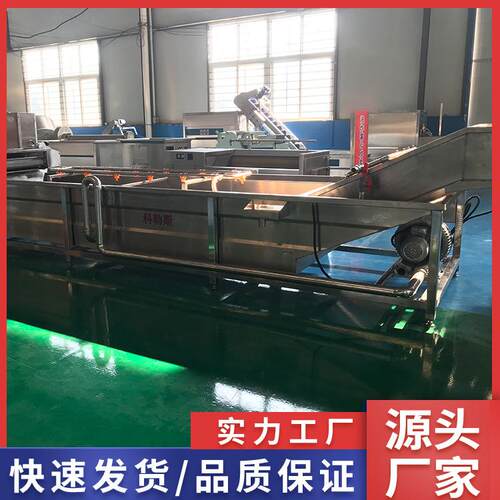 科勒斯机械CQX-500气泡清洗机净菜加工设备翻浪式清洗流水线