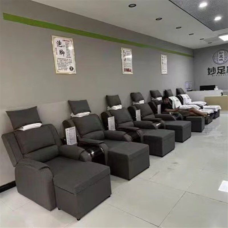 足疗足浴沙发电动手动浴场大厅休息可躺椅沐足修脚洗脚固定按摩床