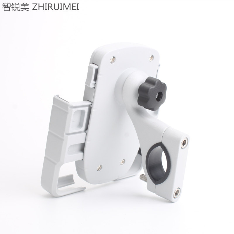 机车导航手机架 铝合金骑行支架 车用踏板充电架 摩托车双USB支架