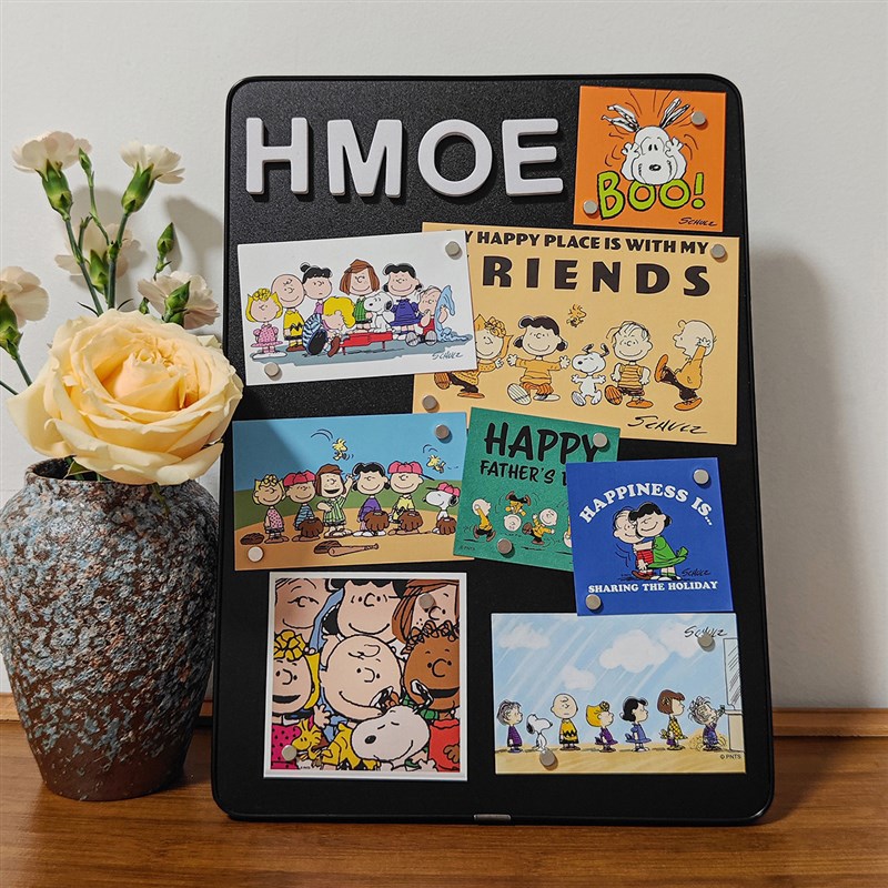 实木相框磁吸创意桌面摆台相框画框留言黑板原木风新中式复古装饰