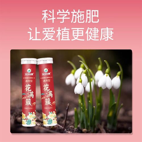 艾尚棵花满簇家庭园艺植物缓释片绿叶催花爆根缓释肥花卉肥料营养