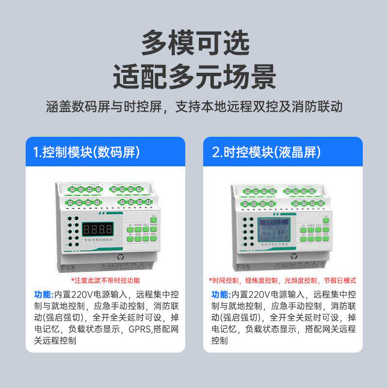 40A智能照明控制模块经纬度光照感应4G时控开关灯光远程控制RS485