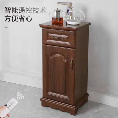 笛浪中式实木茶吧机家用全自动饮水机办公欧式饮水柜茶水柜子客厅
