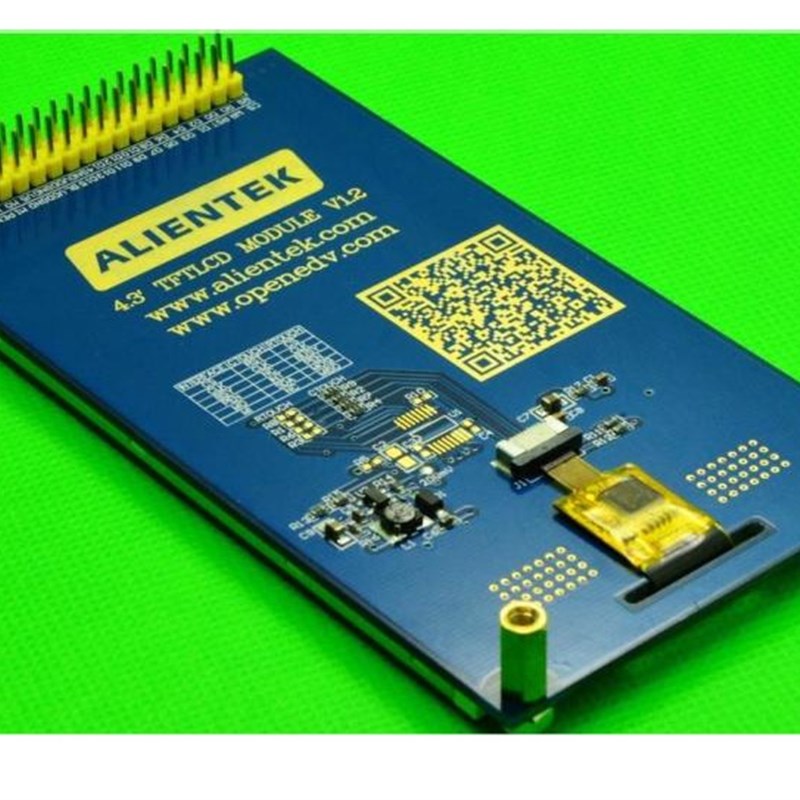 【MCU屏】4.3寸电容触摸液晶屏LCD模块 工控 送STM32开发板代码