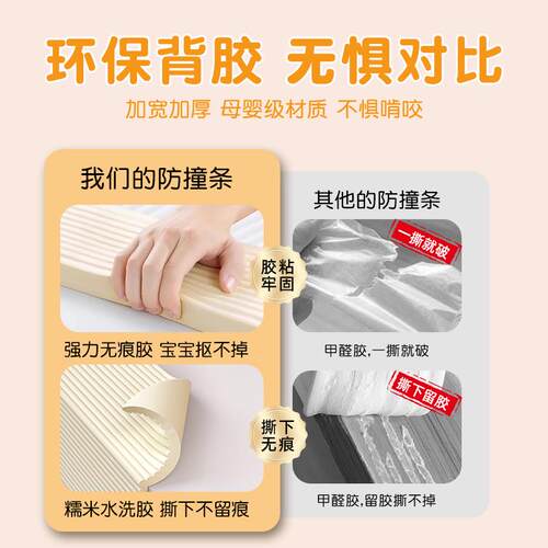 【巨Q弹】床头防撞软包墙贴贴纸榻榻米墙壁面靠背软垫靠墙床围边