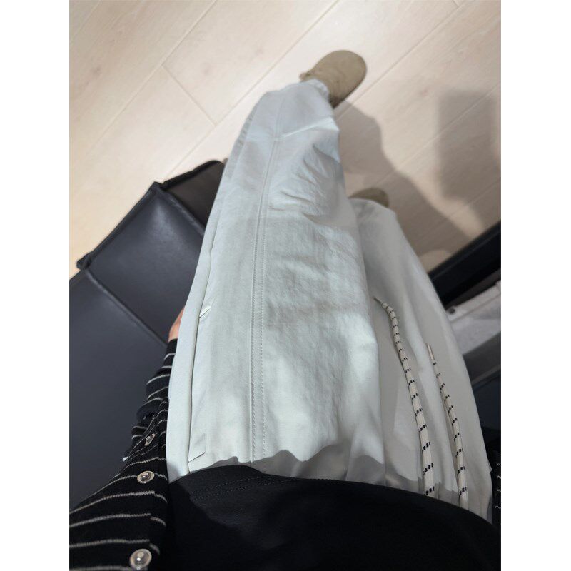 杏色气球裤女夏季薄款大码胖mm梨形身材遮胯显瘦哈伦阔腿休闲裤子