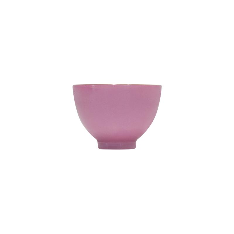 小谦山房胭脂红梨花小品杯景德镇手工陶瓷品茗杯主人单杯功夫茶具
