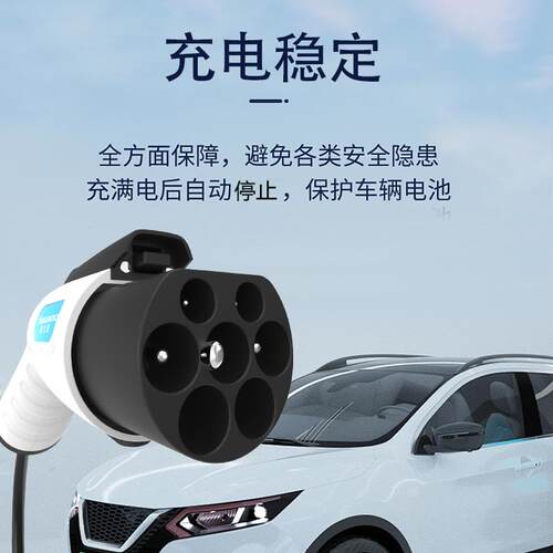 充大师新能源电动汽车充电器枪桩16A32A随车充便携式免接地线通用