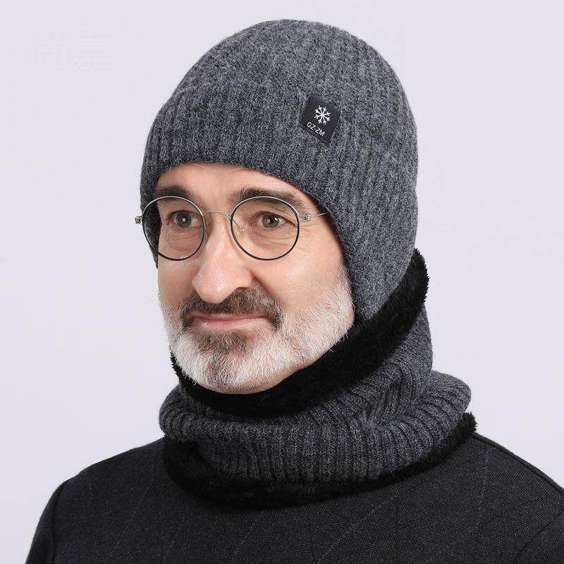 中老年人帽子男士冬季保暖护耳加一次性防护帽