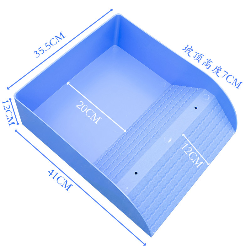 陆龟水盆半水龟泡澡盆喂水盆黄缘盒龟泡水盆爬宠饮水盆乌龟喂水器