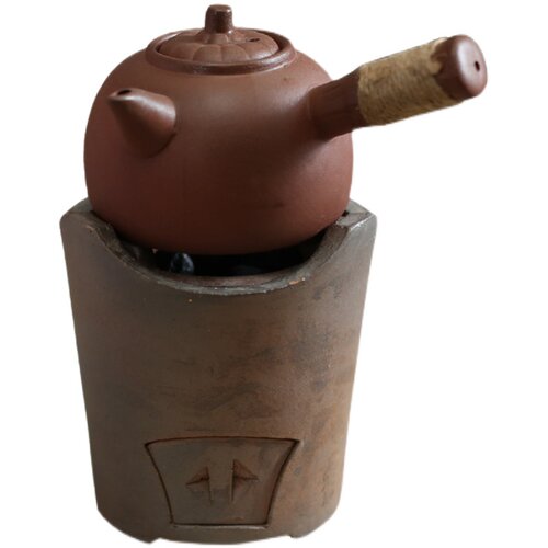 茶具炭炉蜡烛酒精灯保温风炉底座碳炉中式煮茶器核桃橄榄炭煮茶炉