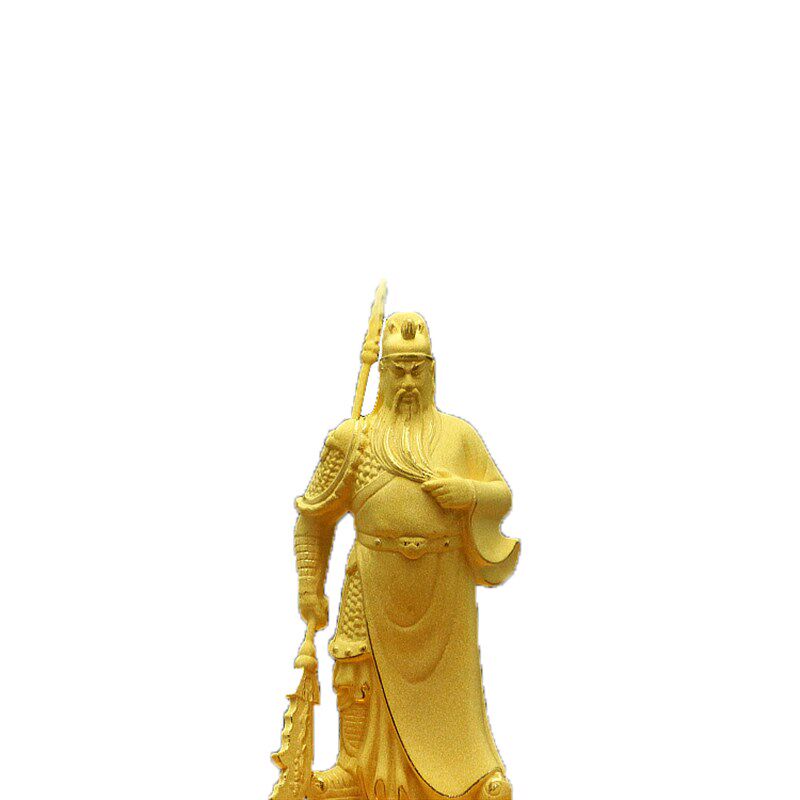 汽车内饰品摆件汽车用品绒沙金武财神关二爷武圣关公佛像车饰摆设