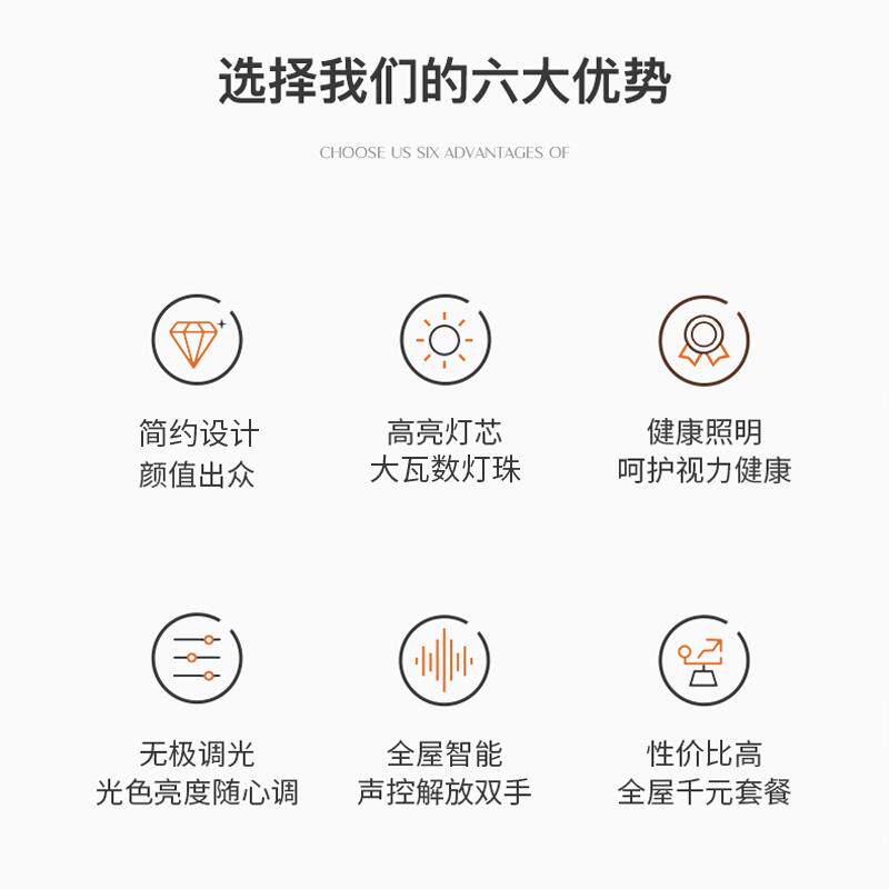 智能全光谱护眼吸顶灯LED灯无频闪超薄客厅卧室无缝现代简约灯具